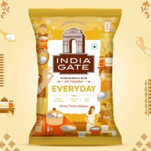 India Gate Everyday Basmati Rice (Medium Grain) 1 Kg