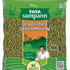 Tata Sampann Unpolished Green Moong (Sabut) Whole 500 g